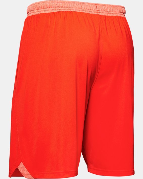 Men's UA Locker 9" Pocketed Shorts, Orange, pdpMainDesktop image number 5